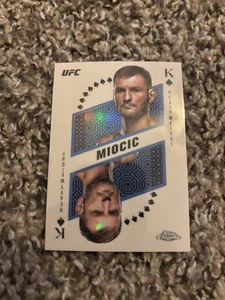 2025 Topps Chrome UFC #KAQ-17 Stipe Miocic Kings and Queens - Picture 1 of 3