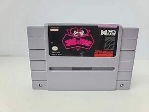 Super Nintendo SNES Joe & Mac Authentic Video Game Cartridge Tested Great! - Picture 1 of 11