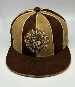 Cleveland Cavaliers Fitted Hat - Hardwood Classics - Brown/Beige - Vintage NBA - Bild 1 von 6