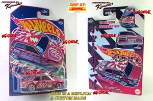 Hot Wheels CUSTOM 2023 SUPER TREASURE HUNT Datsun 510 SPECTRA PINK,4SP,CARDED - Picture 1 of 12