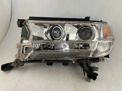 *CRACKED* OEM| 2016-2021 Toyota Land Cruiser LED Headlight (Left,Driver) - Imagem 1 de 4