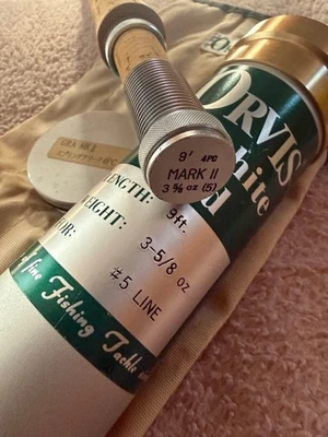 Orvis Graphite Mark2 Fly Rod 9' 5wt Lightweight Portable High Performance - Image 1 of 4