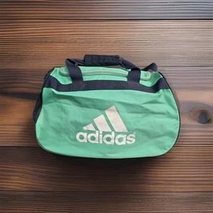 Adidas Sporttasche grün & marineblau neuwertig 8" x 9" x 17" - Bild 1 von 6