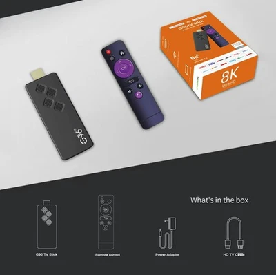 Android 13 TV Stick 8K HDR Media Player 2GB+16GB Global Version H313 - Quad Core - Image 1 of 4