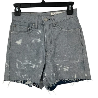 Rag & Bone Shorts Maya high rise reverse tie dye size 24 - Image 1 of 4
