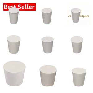 Vollgummistopfen Weiß 18 Stk Laborgummi-Stopfen Schuhtank Rohrkorken vielseitig - Bild 1 von 2