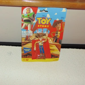 Vintage 1990's Toy Story Bendable Figure Woody By Thinkway *Sealed* Neu - Bild 1 von 12