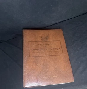 Goldene Replik von US Briefmarken Album - #390 - Bild 1 von 1