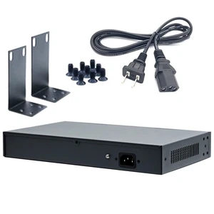 100Mbps 16+2+1 POE Switch 802.3af/at AC100-240V Plug and Play No Configuration - Picture 1 of 19