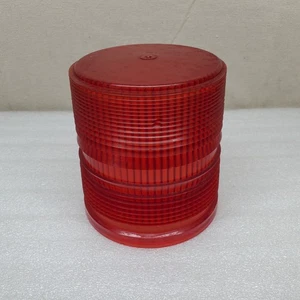 Cúpula roja Whelen para luz estroboscópica modelo 1200 señal de emergencia baliza domo solamente - Imagen 1 de 18
