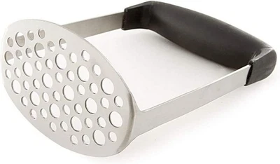 Trituradora de patatas de acero inoxidable | Mango ancho y ergonómico de alta resistencia, Foto 1 de 2