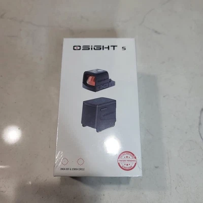 OLIGHT SEALED - Osight S Red 2 MOA Dot & 32 MOA Circle, IPX7, OAL Material - BLACK
