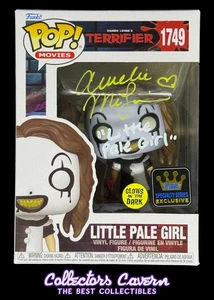 Funko POP firmato Amelie McLain! Terrifier - Bambina Pallida - JSA - Foto 1 di 7