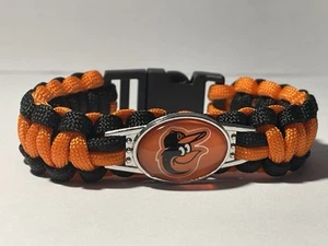 Baltimore Orioles MLB Paracord Bracelet NEW - Picture 1 of 2