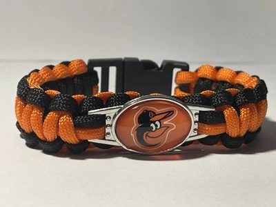 Pulsera Baltimore Orioles MLB Paracord NUEVA Foto 1 de 2