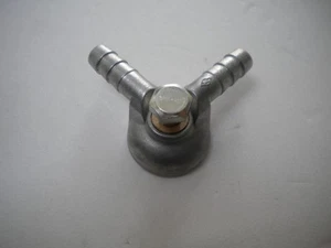 Del Lorto Carburetor Dual Fuel Inlet Assembly for PHM,PHBH & VHB-NEW - Bild 1 von 2