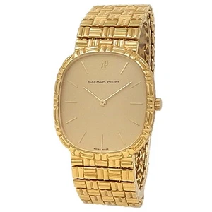 Audemars Piguet Vintage 18k Yellow Gold Manual Champagne Men's Watch BA4647/903 - Picture 1 of 6