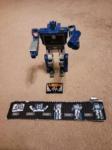 1984 Transformers G1 SOUNDWAVE Decepticon With BUZZSAW cassette, missle launcher - Picture 1 of 21