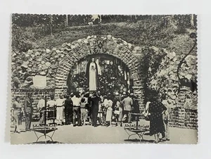 Cave of the Three Fountains Rome Italy Real Photo Postcard RPPC Unposted - Picture 1 of 2