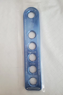 Placa de terminación de extremo de cuerda Werner (única) - cuerda de 7/16" a 3/4" solamente - A310000 Foto 1 de 4