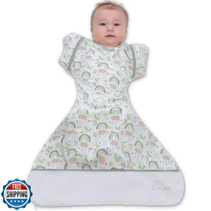 Clickyhips Wickelsack Arme hoch, ermöglicht Babys Hüften freie Bewegung, passt Newb - Bild 1 von 5