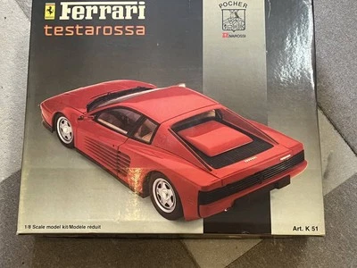 Pochele Ferrari Testarossa 1/8 Made In Italy Pocher - Immagine 1 di 4