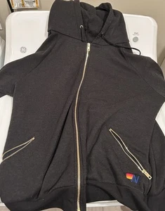 Aviator Nation Racer Black & Gold Jacket Men’s Size XL Made in USA - VERY GOOD - Picture 1 of 7