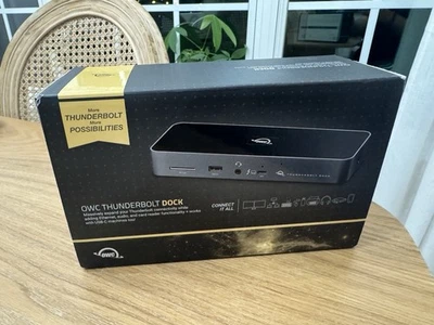 OWC 11-Port 3x Thunderbolt 4 96W 4x USB 8K Display Audio SD Ethernet Dock - Image 1 of 4