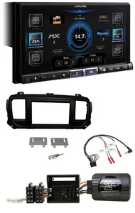 Alpine DAB 2DIN USB Bluetooth Lenkrad Autoradio für Toyota Proace Citroen Jumpy - Bild 1 von 11