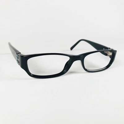 JASPER CONRAN eyeglasses BLACK RECTANGLE glasses frame MOD: RUBBED AWAY (N42) - Image 1 of 4