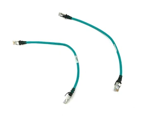 Menge 2 neue Allen Bradley 1585J-M8CBJM-0M3 Ethernet Patchkabel 0,3 m RJ45 - Bild 1 von 4