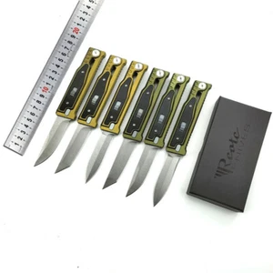 D2 Blade Folding Pocket Knife Aluminium G10 Handle EDC Outdoor Camping MultiTool - Picture 1 of 18