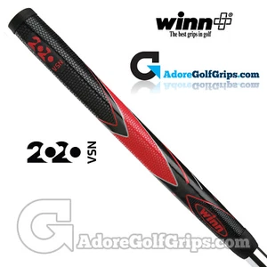 Winn 2020 VSN Medallist Pistol Putter Grip - Black / Red + FREE TAPE - Picture 1 of 1