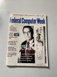 2000 Aug 28 Federal Computer Week Magazine John Carlin (MH376) - Bild 1 von 3