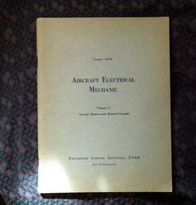Course 4213 Aircraft Electrical Mechanic Vol.5 Aircraft Motors and Related Circu - Picture 1 of 5