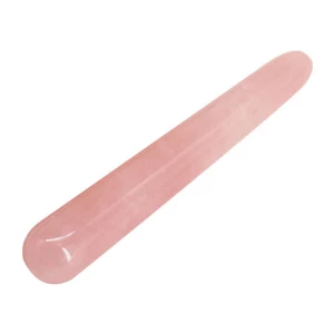 Natural Gua Sha Rose Quartz Acupuncture Points Massage Point Bar Message Tool - Picture 1 of 5