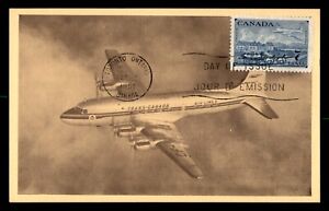 Mayfairstamps Canada fDC 1951 Airplane Maximum Card First Day Cover aag_32465