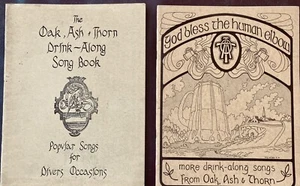 1977 TWO– DRINKALONG SONG BOOKS-Chords, Lyrics…God Bless The Human Elbow–Scarce! - Picture 1 of 19