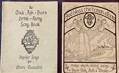 1977 TWO– DRINKALONG SONG BOOKS-Chords, Lyrics…God Bless The Human Elbow–Scarce! - Image 1 of 4