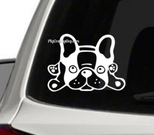 French Bulldog Car Decal Vinyl Sticker Boston Dog Cute Window Frenchies MEDIUM - Picture 1 of 9