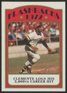 2021 TOPPS HERITAGE BASEBALL FLASHBACKS ROBERTO CLEMENTE #BFB-RCL