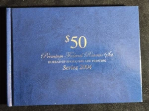2004 $50 Premium Federal Reserve Set Lucky Serial 811 Only 500 Sets RARE! SC272 - Picture 1 of 7