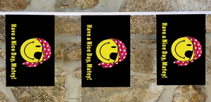 Bandera pirata Have a Nice Day Matey - 6 m con 20 banderas - Imagen 1 de 3