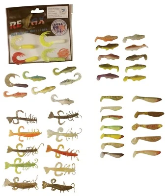 43 Relax Gummifische Barsch Forelle Köder Turbo Twister Zander Gummiköder 5 8 cm - Bild 1 von 4