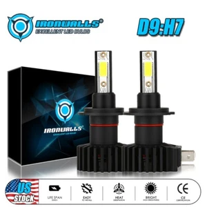 2pcs LED Bulbs H7 Car Headlight 330000LM Super Bright 6000K White Hi/Lo Beam Kit - Picture 1 of 12