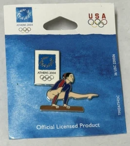 ATHENS 2004 OLYMPIC PIN Gymnastics Lapel Pin - Picture 1 of 2