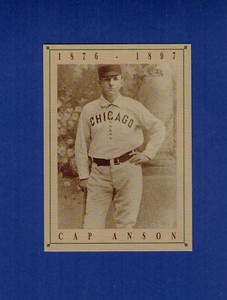 CAP ANSON, Chicago Cubs Greats | Old Style Beer 1992 commemorative card NM