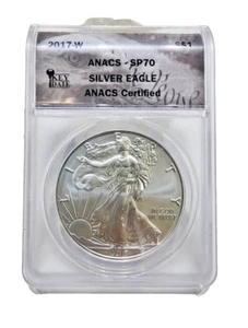 2017-W S$ 1 ANACS SP-70 SILBERADLER POLIERT ANACS zertifiziert - Bild 1 von 4