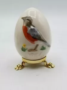 Goebel Nona Edizione 1986 Annuale Easter Egg Red Robin - Nuovo in scatola - Foto 1 di 4