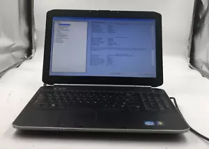 Dell Latitude E5520 Laptop Intel i3-2330M 2.2GHZ 2GB NO HDD/OS/Caddy Bad Battery - Picture 1 of 17
